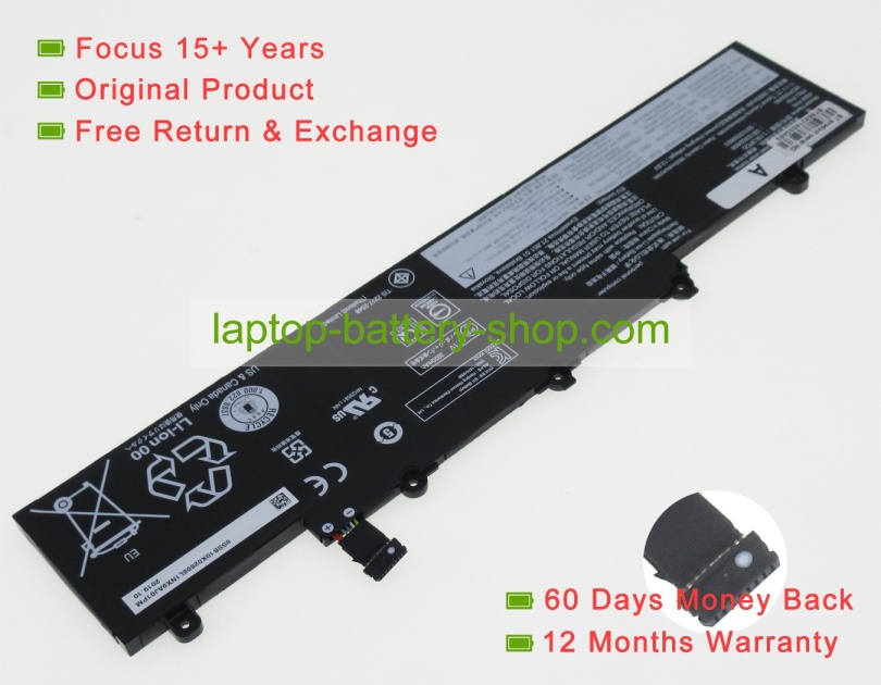 Lenovo SB10X02608, 5B10X02603 11.1V 4050mAh original batteries - Click Image to Close