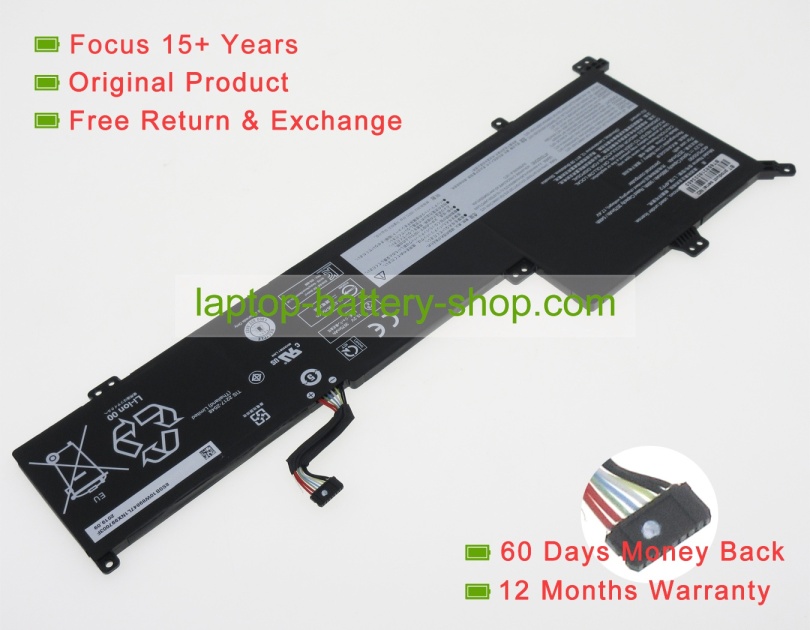 Lenovo L19D4PF2, 4ICP5/55/90 15.2V 3685mAh original batteries - Click Image to Close