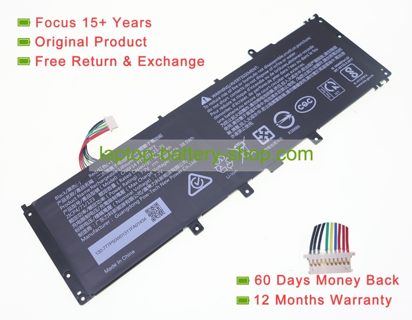 Avita PT3571123-2S, CN6F14 7.7V 5000mAh original batteries - Click Image to Close