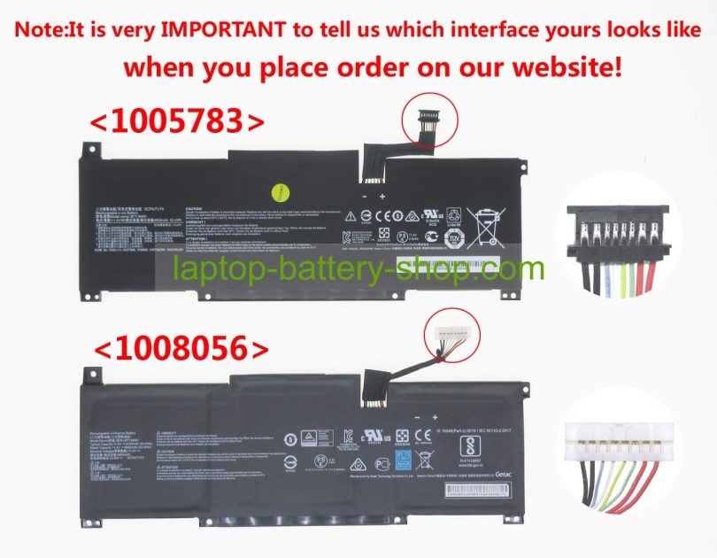 Msi 3ICP6/71/74, BTY-M491 11.4V 4600mAh original batteries - Click Image to Close