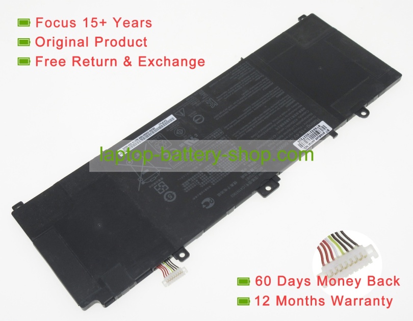 Asus C41N1903, 0B200-03560100 15.4V 4335mAh original batteries - Click Image to Close