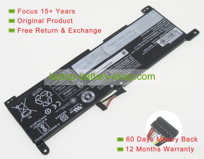 Lenovo SB10V25258, SB10V25259 7.6V 4610mAh original batteries - Click Image to Close