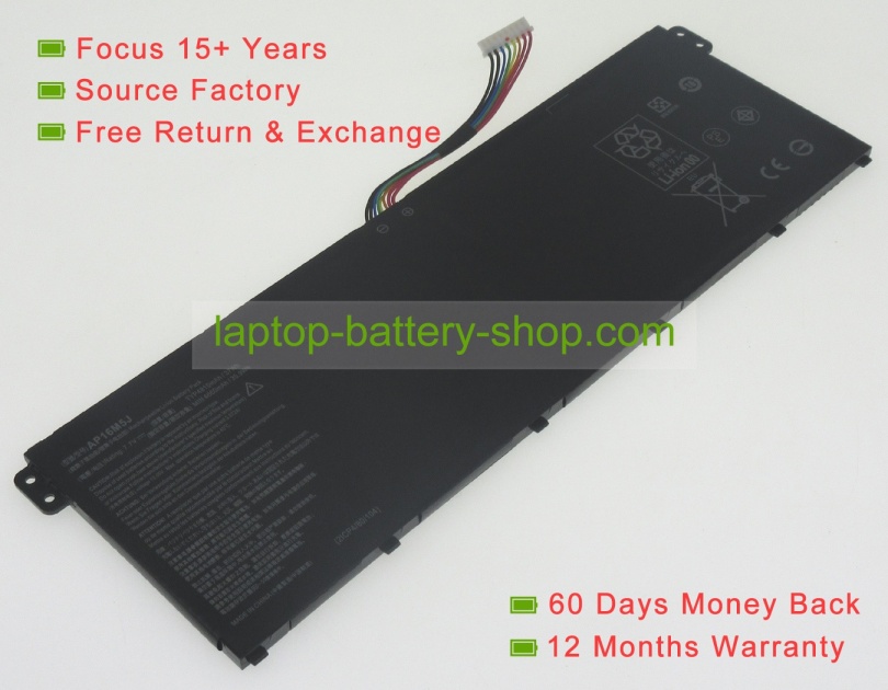 Acer KT.00205.005, 2ICP4/80/104 7.7V 4810mAh replacement batteries - Click Image to Close