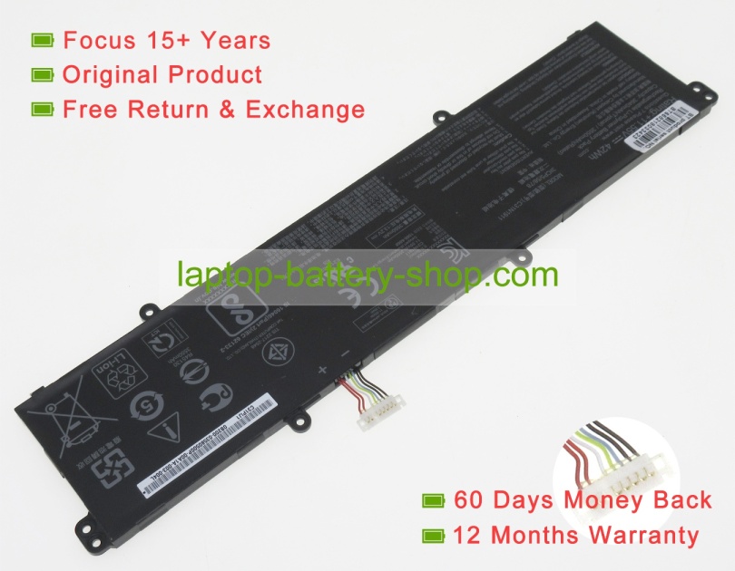 Asus B31N1911, C31N1911 11.55V 3640mAh original batteries - Click Image to Close