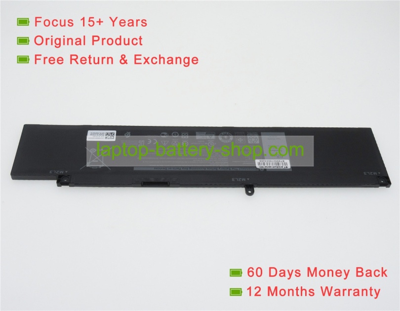 Dell 4ICP6/55/74, 72WGV 15.2V 4255mAh original batteries - Click Image to Close