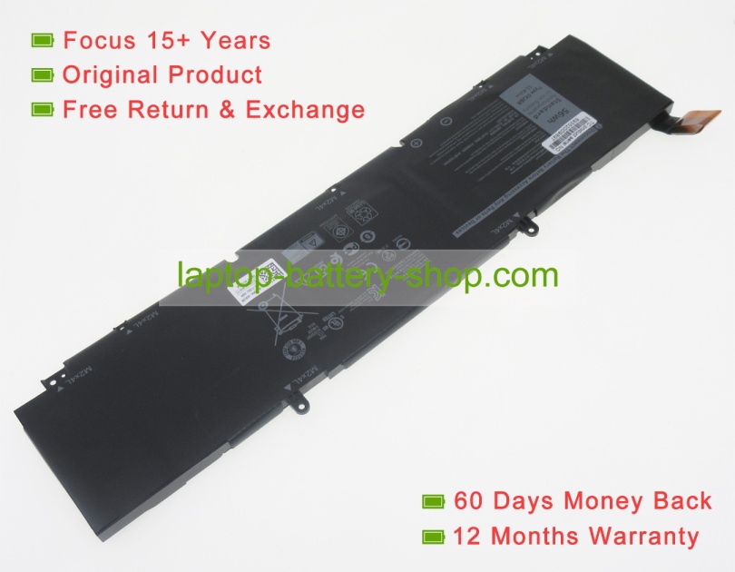 Dell TJ9YX, 5XJ6R 11V 4667mAh original batteries - Click Image to Close