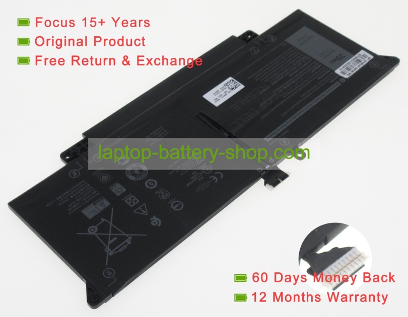 Dell 35J09, W65XD 11.4V 3255mAh original batteries - Click Image to Close