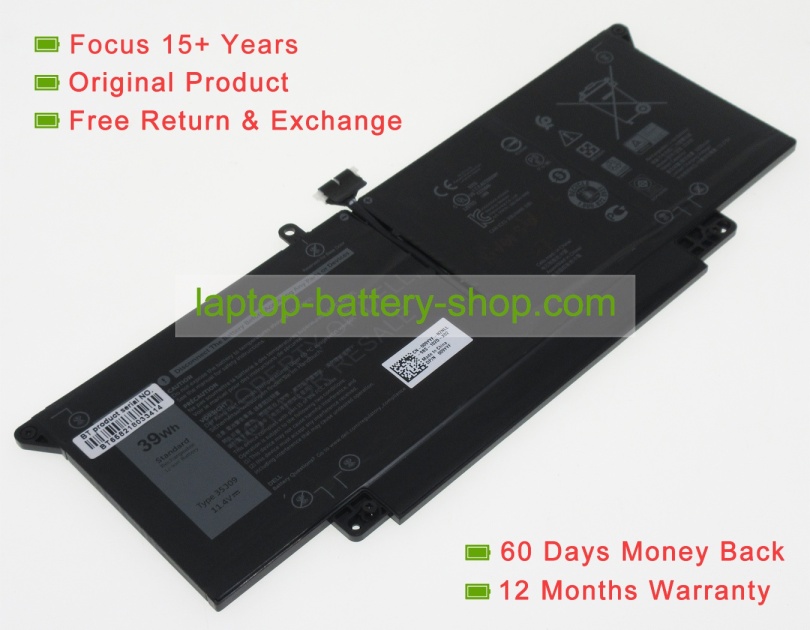 Dell 35J09, W65XD 11.4V 3255mAh original batteries - Click Image to Close