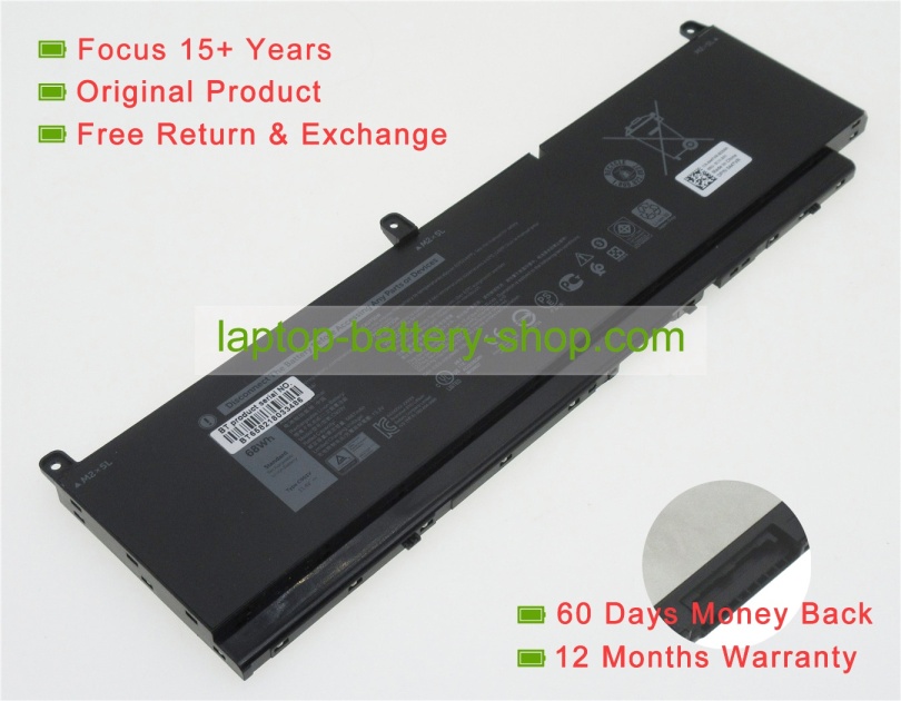 Dell C903V, 17C06 11.4V 5667mAh original batteries - Click Image to Close