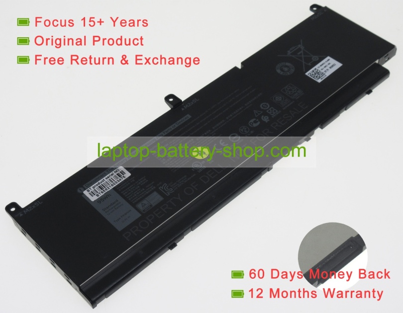 Dell J0VNR, PKWVM 11.4V 7922mAh original batteries - Click Image to Close