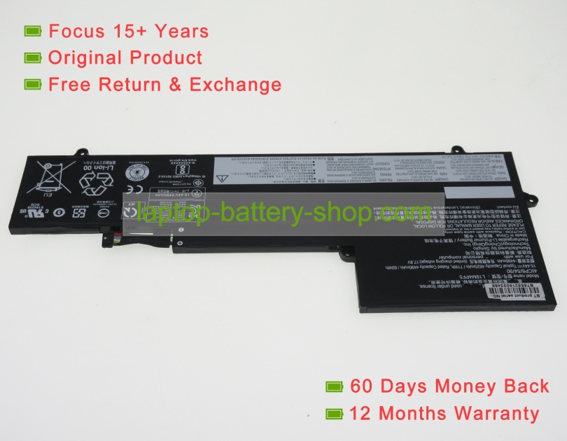 Lenovo L19M4PF5, SB10W65279 15.44V 4625mAh original batteries - Click Image to Close