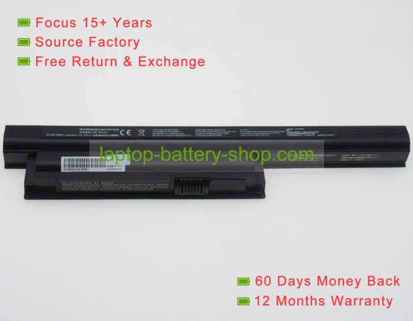 Sony VGP-BPL26, A1889560A 11.1V 4000mAh replacement batteries - Click Image to Close