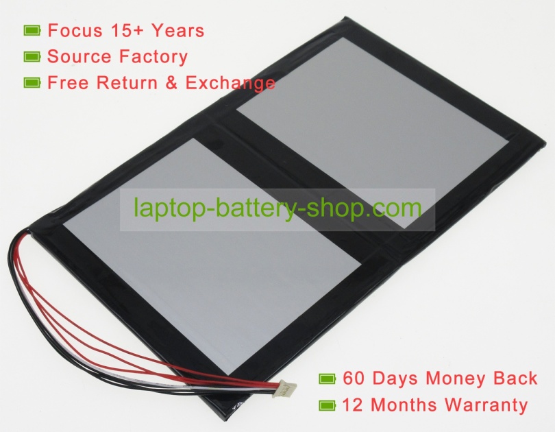 Other H-45110145P, MLP4795117 2P 3.8V 11000mAh replacement batteries - Click Image to Close
