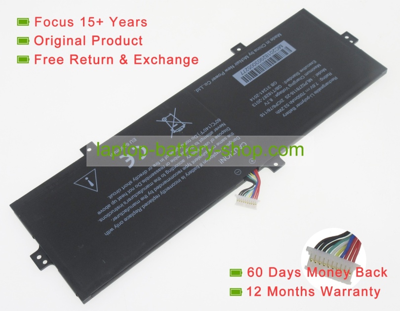 Other MLP5278116-2S, 2ICP6/78/116 7.6V 7000mAh original batteries - Click Image to Close