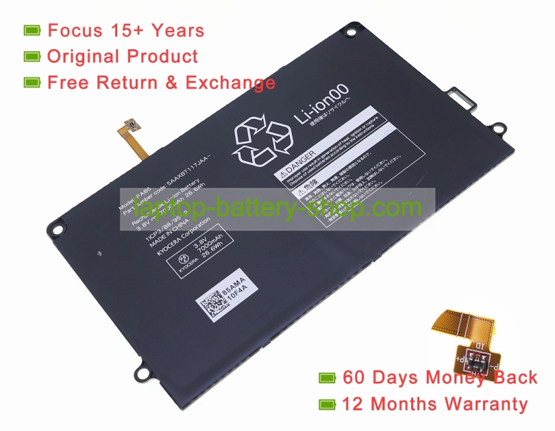 Other FA85, 5AAXBT117JAA- 3.8V 7000mAh replacement batteries - Click Image to Close