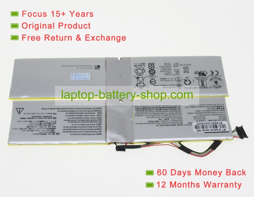 Lenovo 5B10W13884, L19C4P70 7.72V 6480mAh original batteries - Click Image to Close