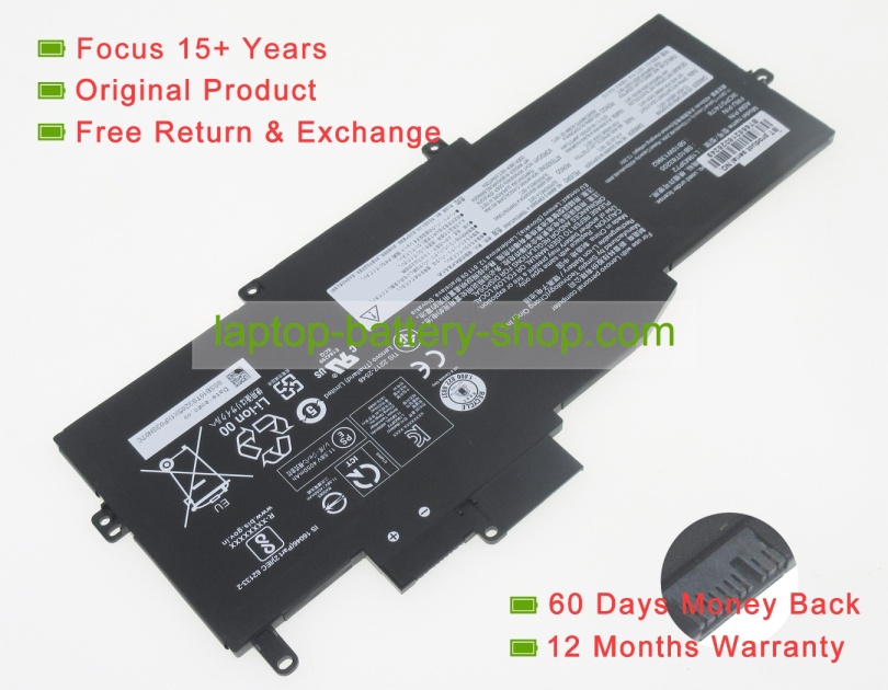 Lenovo 5B10W13963, L19M3P73 11.58V 4170mAh original batteries - Click Image to Close