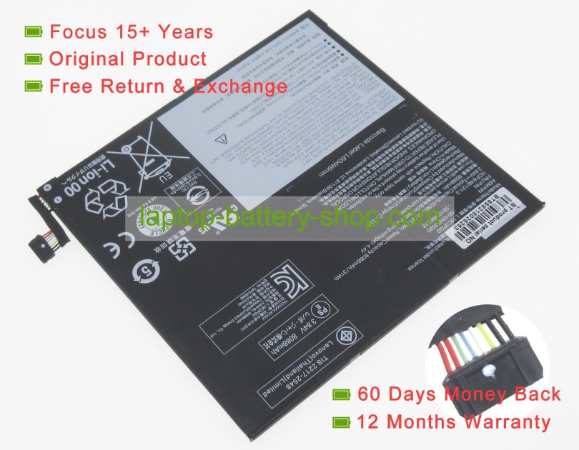 Lenovo L19C3PG0, SB10W86018 3.84V 8286mAh original batteries - Click Image to Close