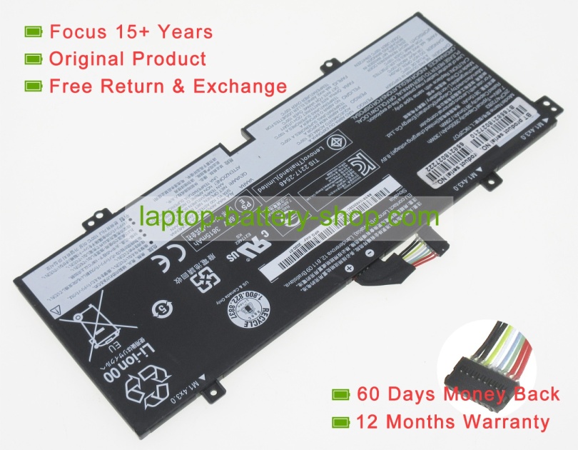 Lenovo 5B10X82536, L19M2PD7 7.68V 3935mAh original batteries - Click Image to Close