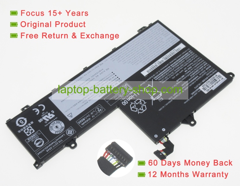 Lenovo 5B10X55570, 5B10V25238 11.34V 4000mAh original batteries - Click Image to Close