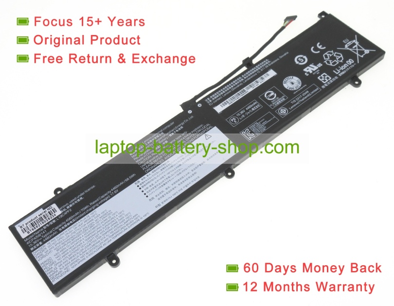 Lenovo SB10X18190, 5B10X18187 15.36V 4560mAh original batteries - Click Image to Close