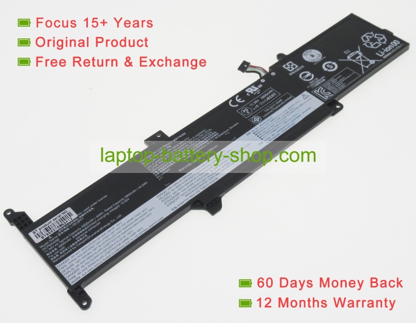 Lenovo 5B10X02602, SB10X02601 11.34V 4000mAh original batteries - Click Image to Close