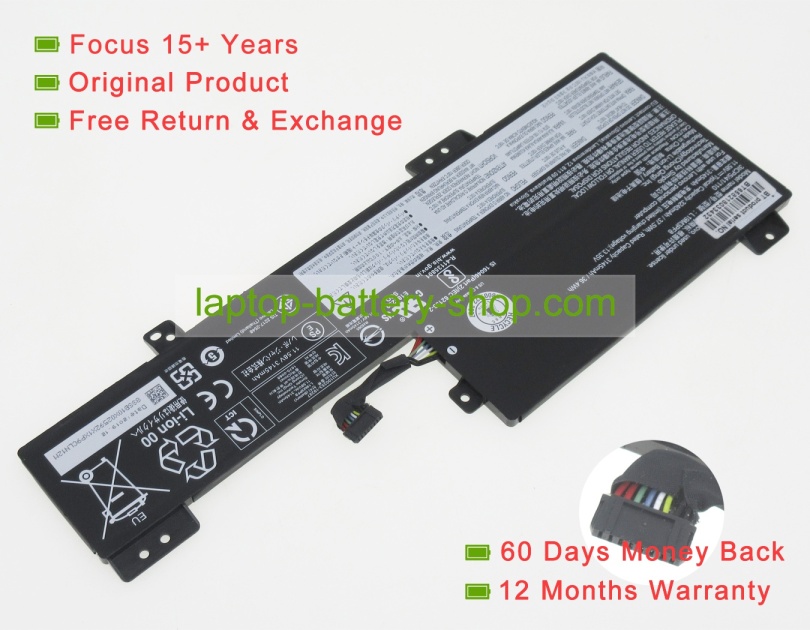 Lenovo SB10X02592, L19M3PF8 11.58V 3255mAh original batteries - Click Image to Close
