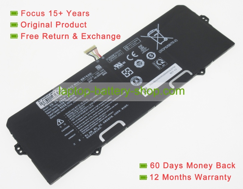 Samsung AA-PBQN4TR 7.7V 5780mAh replacement batteries - Click Image to Close