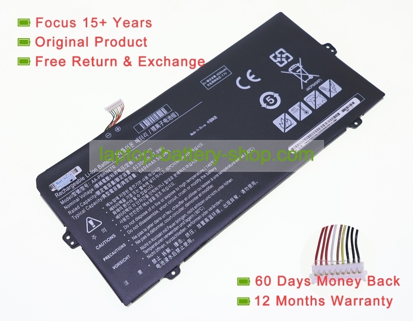 Samsung AA-PBRN4TR, 2ICP4/60/103-2 7.7V 6494mAh original batteries - Click Image to Close