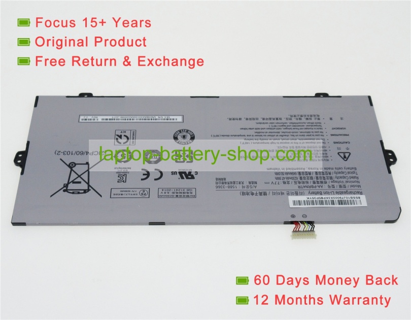 Samsung AA-PBRN4TR, 2ICP4/60/103-2 7.7V 6494mAh original batteries - Click Image to Close