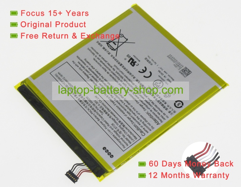 Amazon 1ICP3/86/95, 58-000255 3.8V 3200mAh original batteries - Click Image to Close