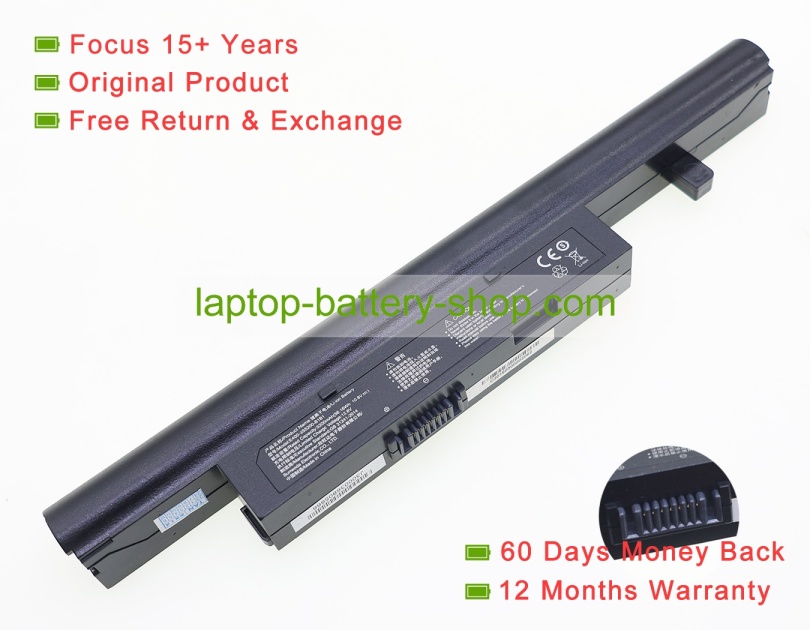 Hasee E400-3S5200-B1B1 10.8V 5200mAh original batteries - Click Image to Close