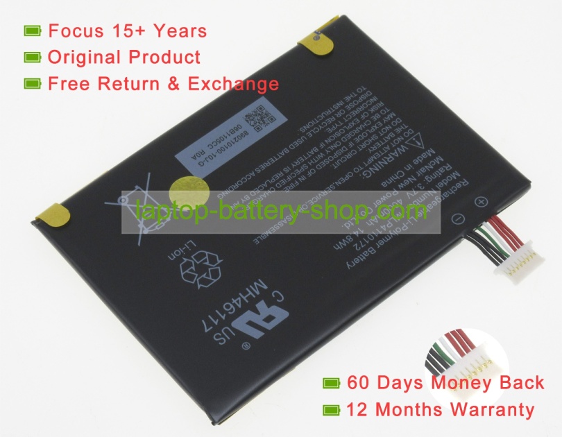 Mcnair MLP4110172, MLP4110172 N8 3.7V 4000mAh original batteries - Click Image to Close