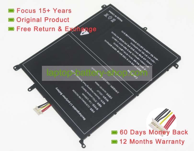 Chuwi G139, aerobook G139 7.6V 5000mAh original batteries - Click Image to Close