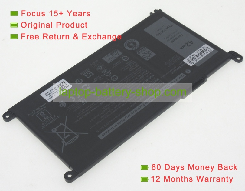 Dell 01VX1H, YRDD6 11.4V 3500mAh original batteries - Click Image to Close