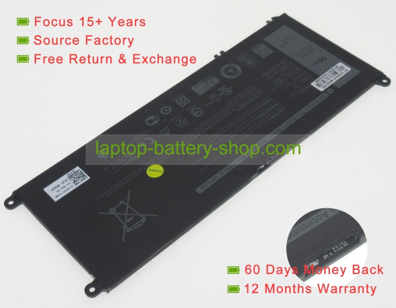 Dell 4WN0Y, JYFV9 15.2V 3500mAh original batteries - Click Image to Close