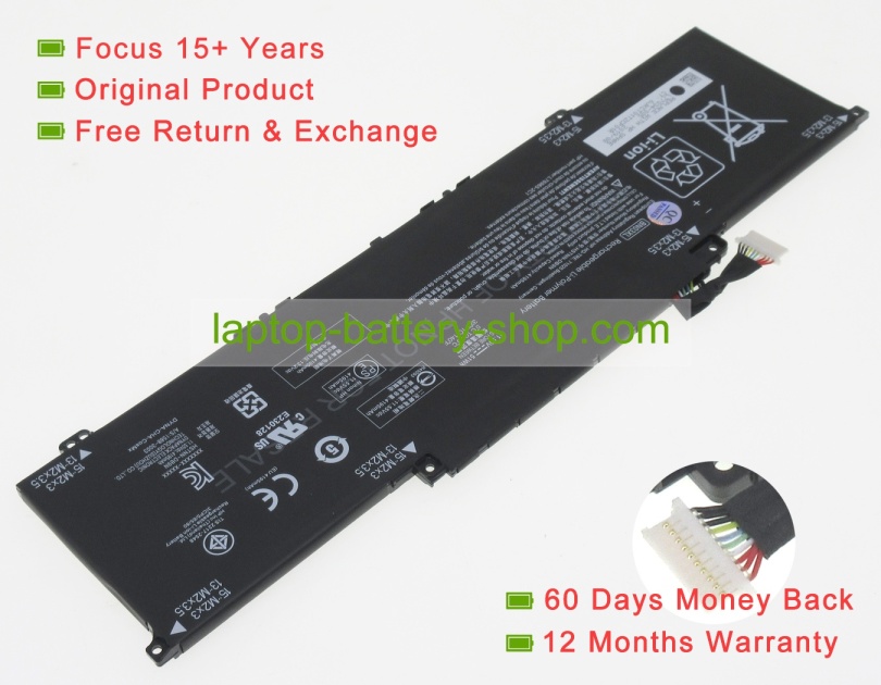 Hp HSTNN-DB9N, L76965-2C1 11.55V 4195mAh original batteries - Click Image to Close