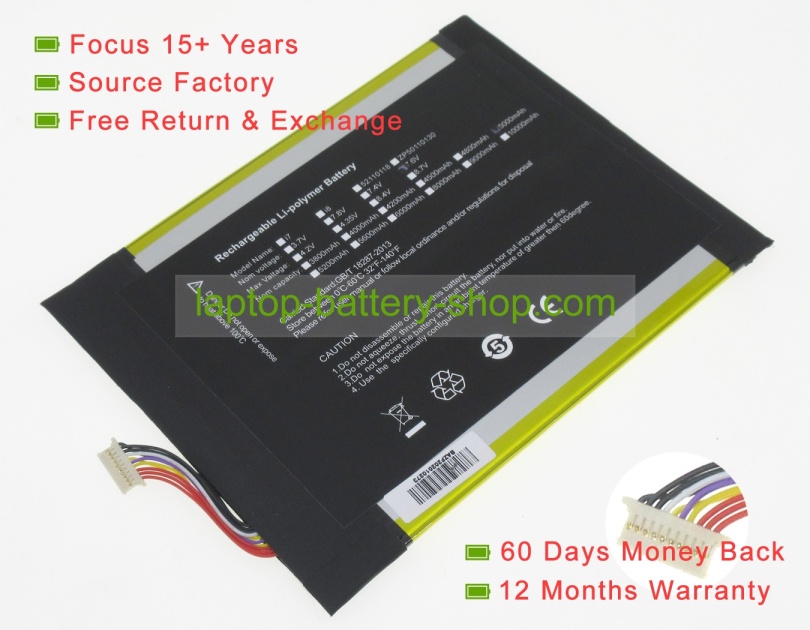 Onda H-31145165P 7.6V 5000mAh replacement batteries - Click Image to Close