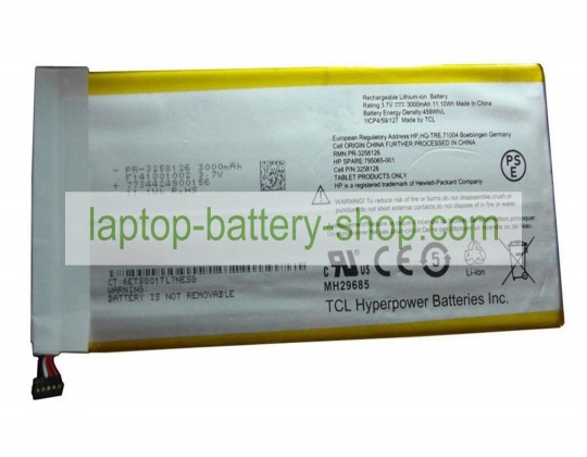 Hp PR-3258128, 795065-001 3.7V 3000mAh original batteries - Click Image to Close