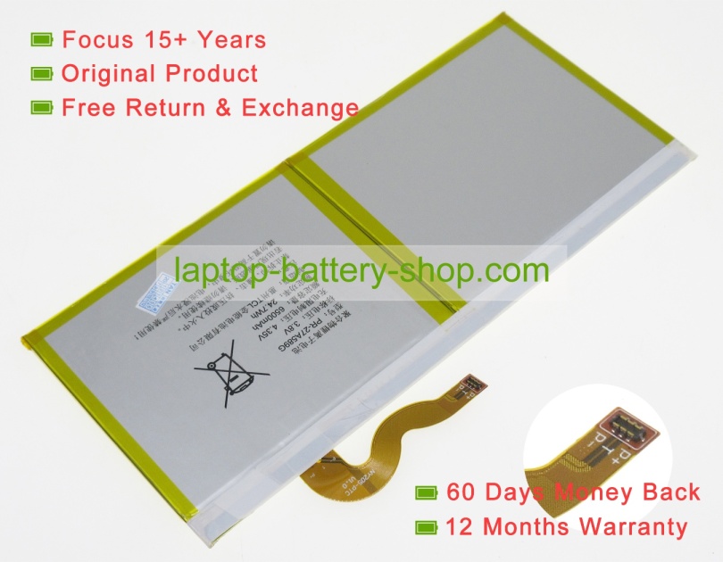 Other PR-27A589G 3.8V 6500mAh original batteries - Click Image to Close