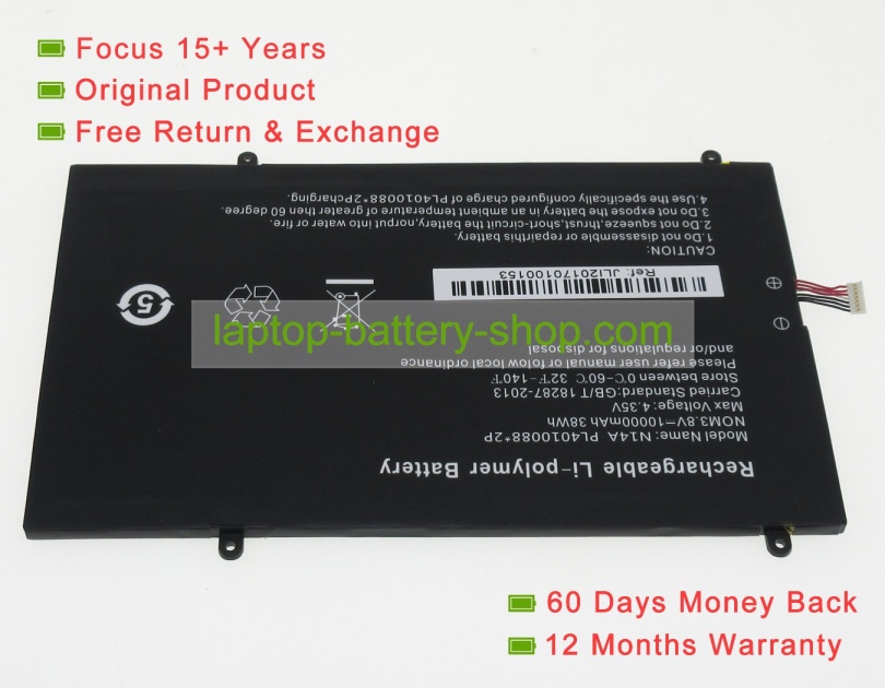 Other N14A PL4010088 2P 3.8V 10000mAh original batteries - Click Image to Close