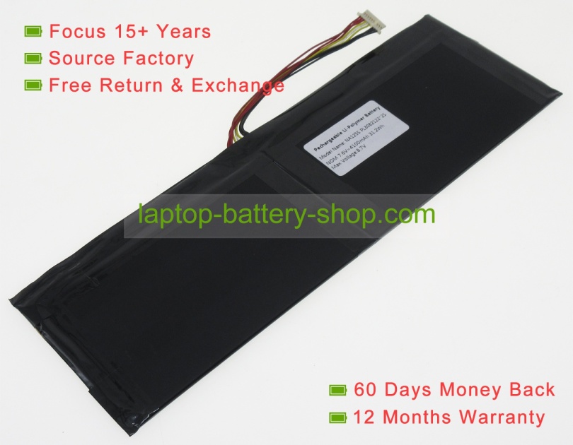 Nuvision PL2983122, 2883122P 7.6V 4000mAh replacement batteries - Click Image to Close