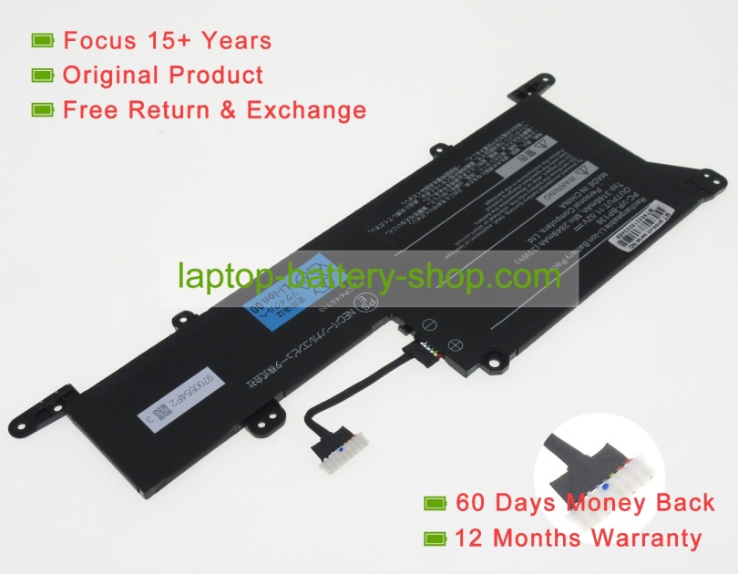 Nec PC-VP-BP136, 3ICP4/43/110 11.52V 3166mAh original batteries - Click Image to Close