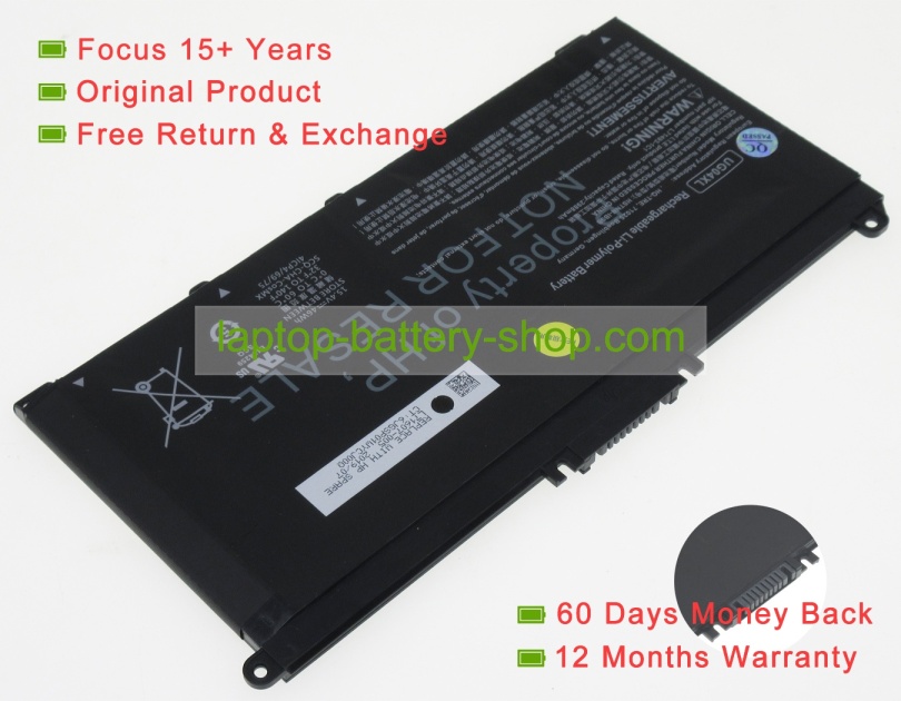 Hp 996QA166H, UG04XL 15.4V 2988mAh original batteries - Click Image to Close