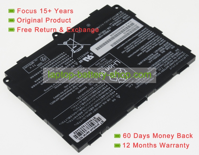 Fujitsu 2ICP7/64/84, FPB0345S 7.2V 4250mAh original batteries - Click Image to Close