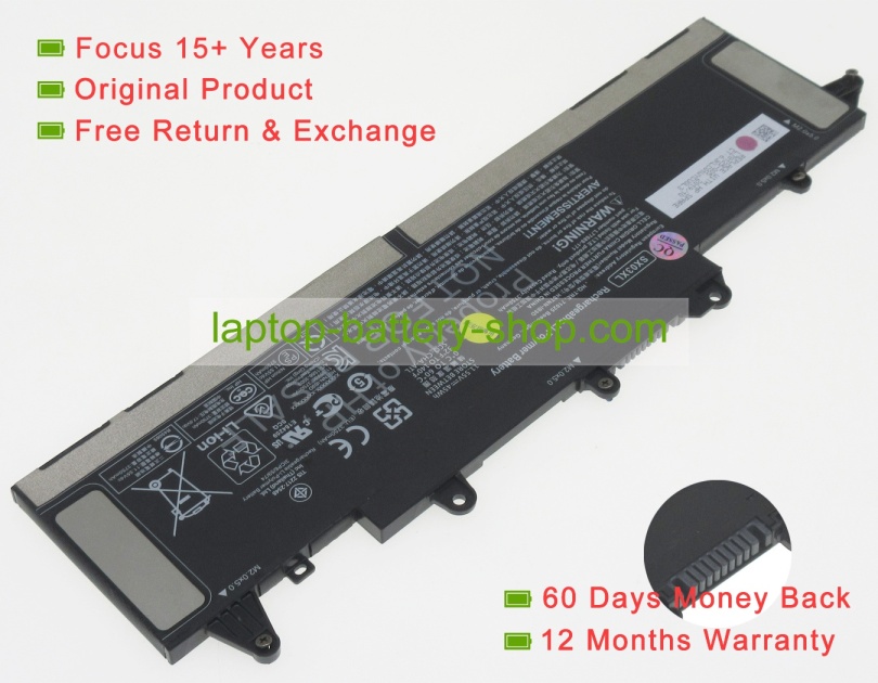 Hp SX03XL, 996QA176H 11.55V 3750mAh original batteries - Click Image to Close