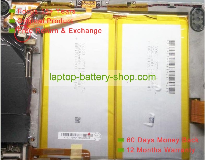 Haier W10151D 3.7V 8000mAh original batteries - Click Image to Close