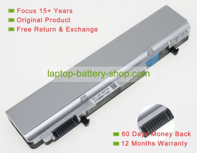 Nec PC-VP-BP78 10.8V 6100mAh original batteries - Click Image to Close