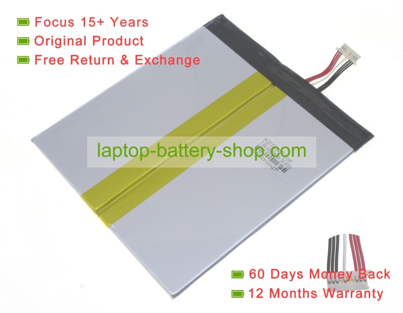 Chuwi HW-31130148, H-30130148P 7.6V 4000mAh original batteries - Click Image to Close