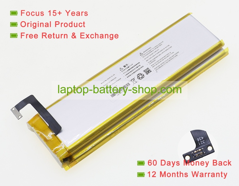 Gpd 6438132-2S 7.6V 4900mAh original batteries - Click Image to Close